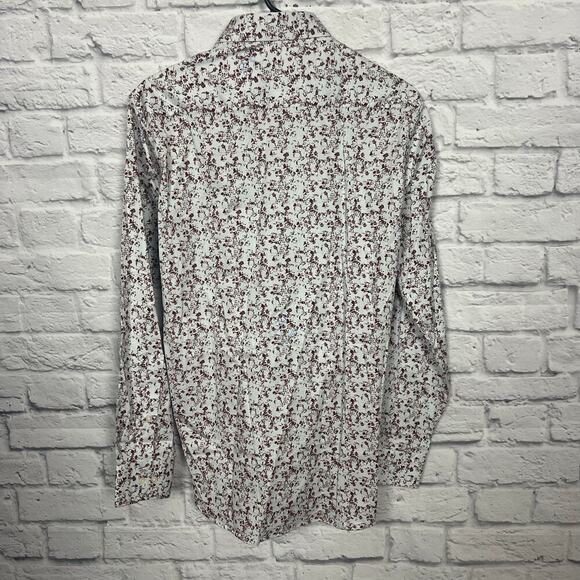 French Crown Men's Pattern Button Down Shirt - Picture 5 of 10